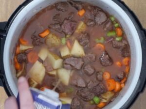 adding back venison and stock