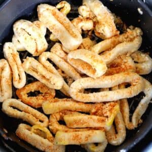 air fryer with calamari