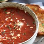 tomato soup with basil