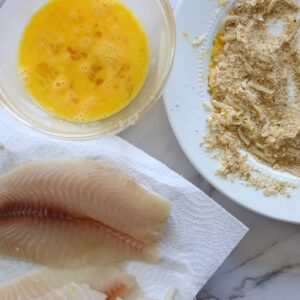 egg bath and batter for tilapia