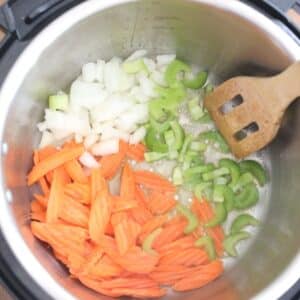 sautéd onion carrot celery