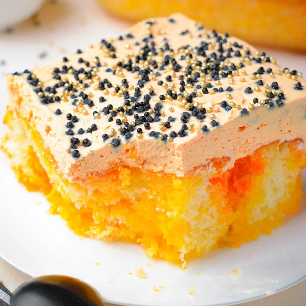 Easy Creamsicle Cake - Belly Full