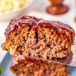 air fryer meatloaf piece