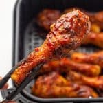 chicken leg from the air fryer