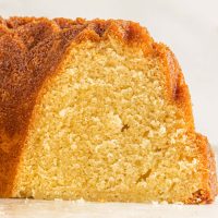 moist inside of a sliced Kentucky Butter Cake